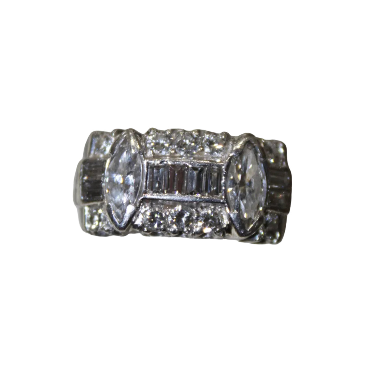Double Marquise Band