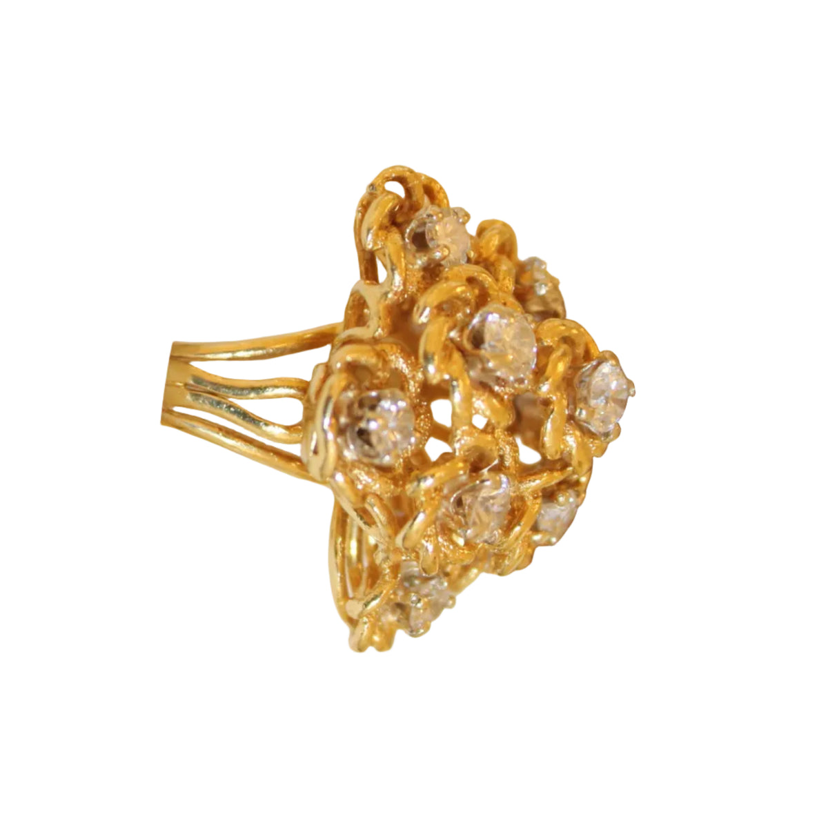Gold Wrapped Dinner Ring
