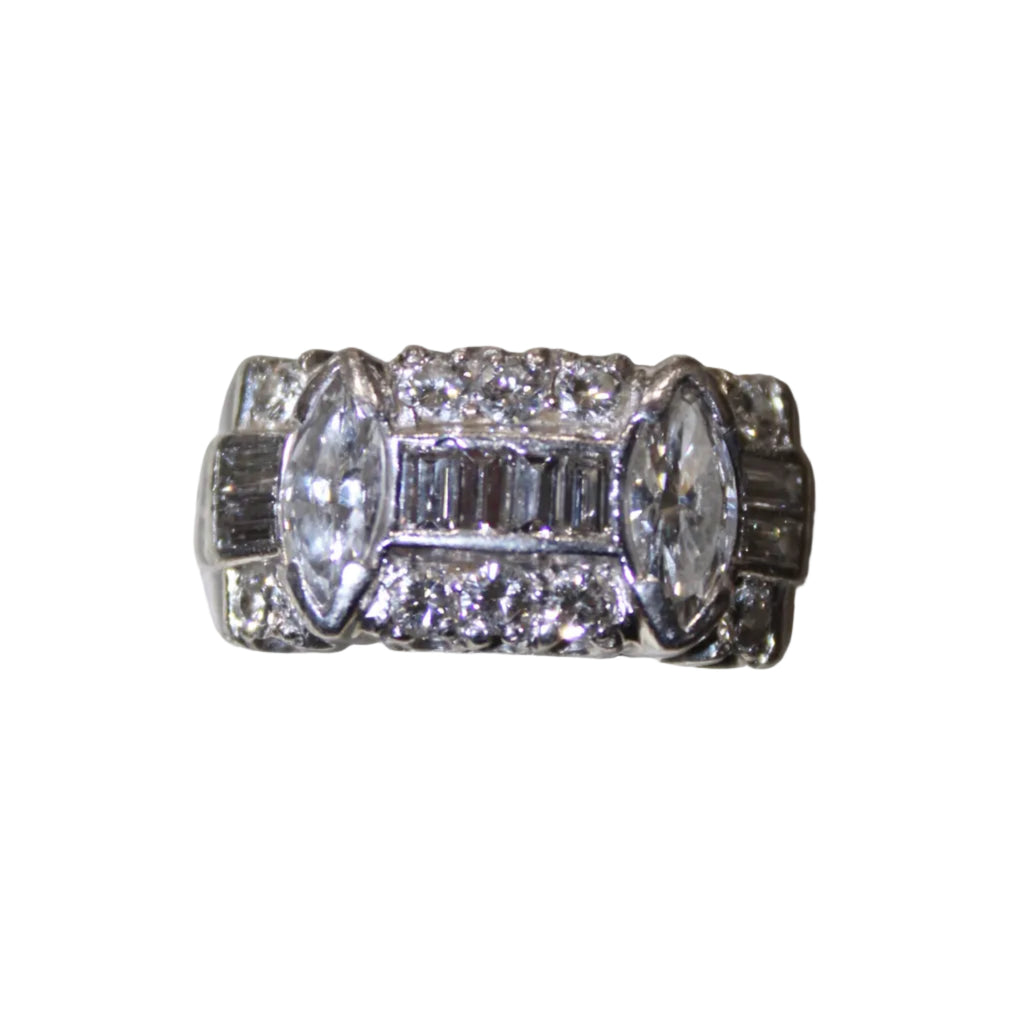 Double Marquise Band