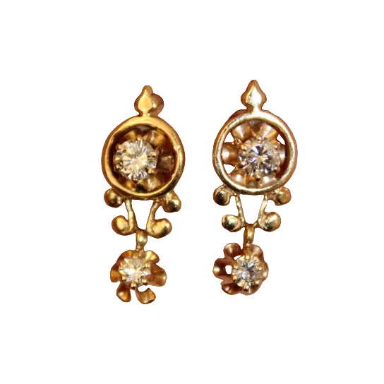 Gold Drop Earrings