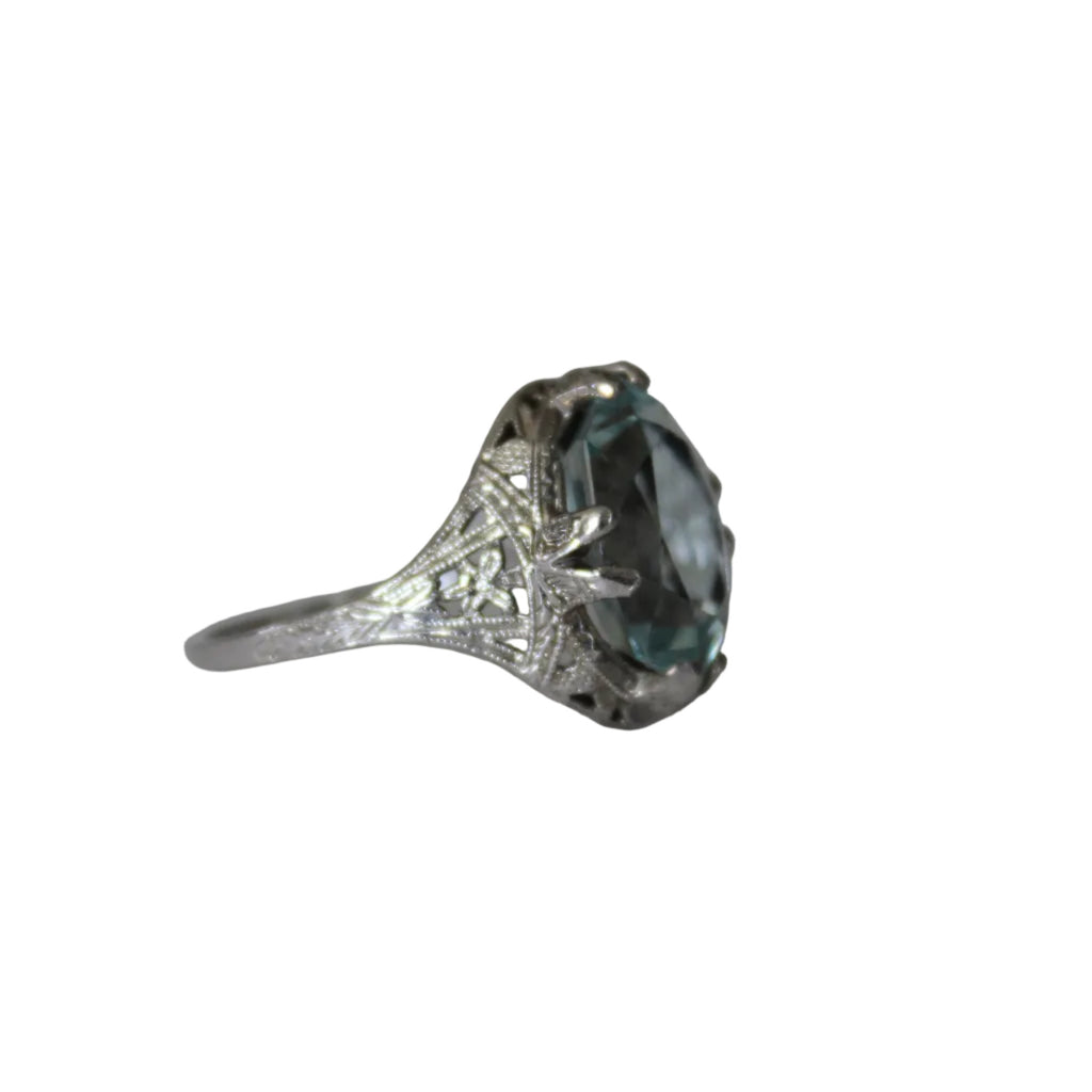 Aquamarine Cocktail Ring