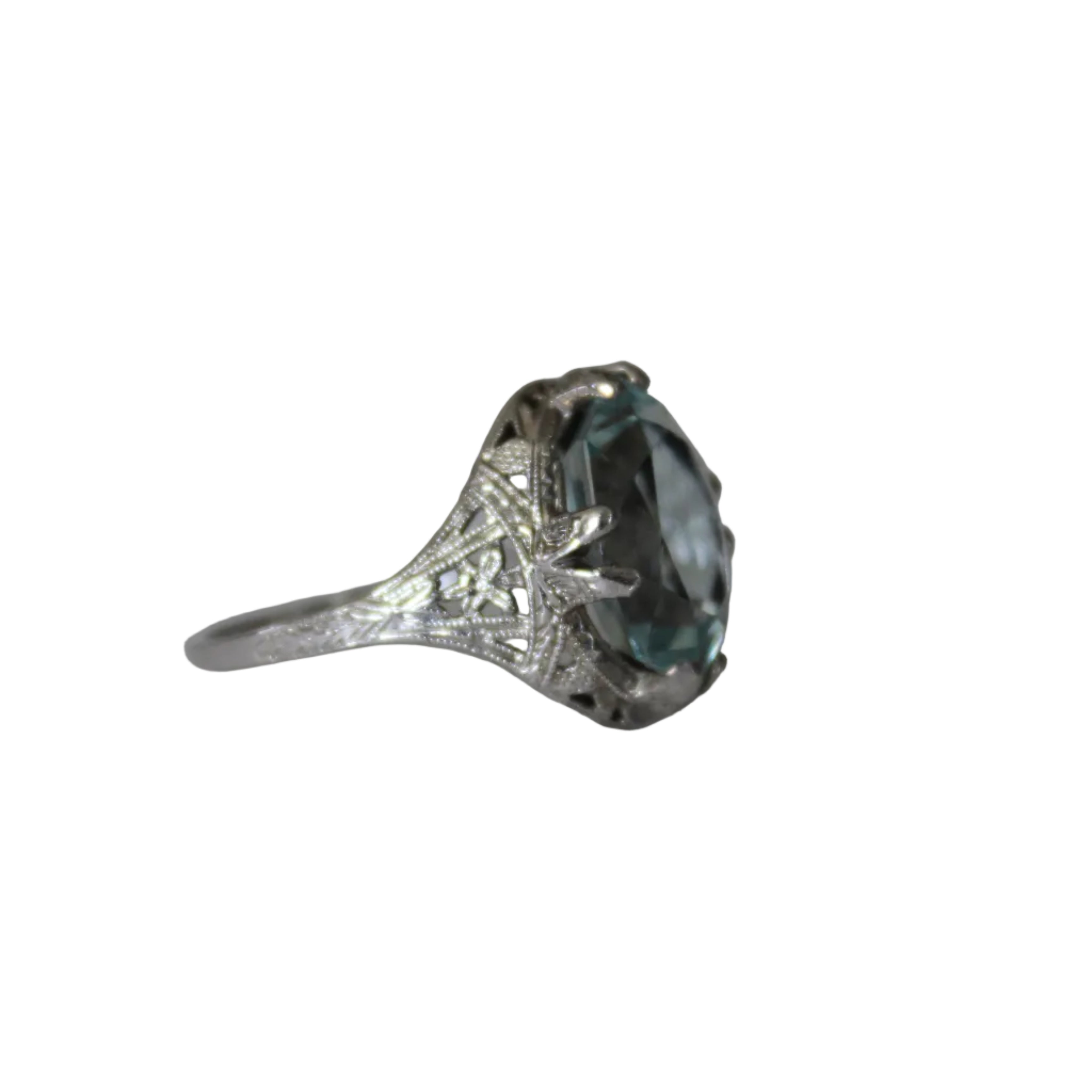 Aquamarine Cocktail Ring