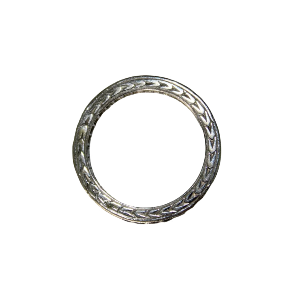 French Cut Sapphire Band