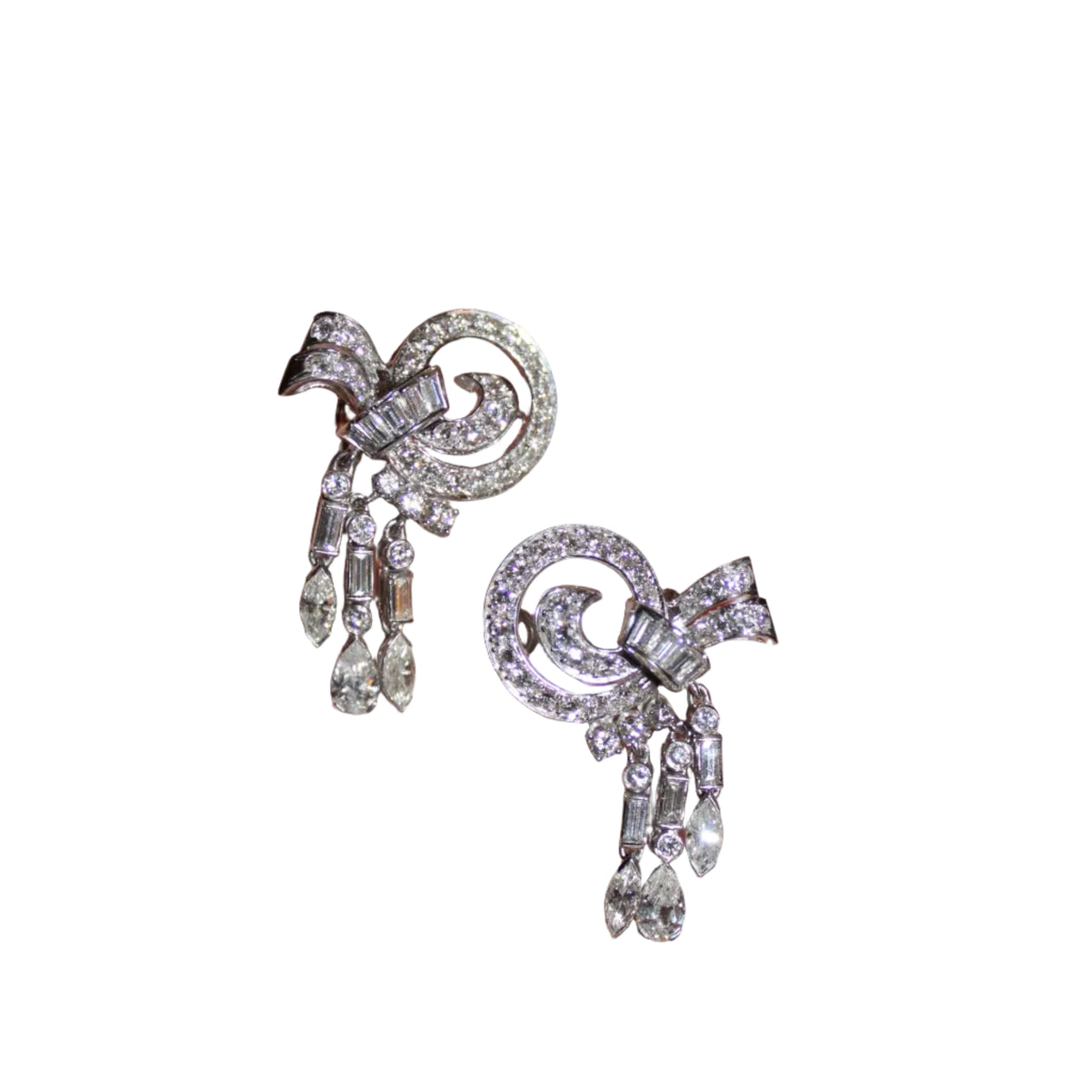 Diamond Cocktail Earrings